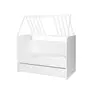 Patut modular multifunctional, 5 confirgurari diferite, 190 x 72 cm, Multi, White - 18