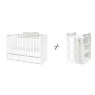 Patut modular multifunctional, 5 confirgurari diferite, 190 x 72 cm, Multi, White & Artwood