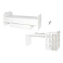 Patut modular multifunctional, 5 confirgurari diferite, 190 x 72 cm, Multi, White & Artwood - 4