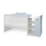 Patut modular multifunctional, 5 confirgurari diferite, 190 x 72 cm, Multi, White Baby Blue - 2