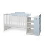 Patut modular multifunctional, 5 confirgurari diferite, 190 x 72 cm, Multi, White Baby Blue - 5