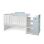 Patut modular multifunctional, 5 confirgurari diferite, 190 x 72 cm, Multi, White Baby Blue - 5