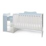 Patut modular multifunctional, 5 confirgurari diferite, 190 x 72 cm, Multi, White Baby Blue - 7