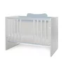 Patut modular multifunctional, 5 confirgurari diferite, 190 x 72 cm, Multi, White Baby Blue - 8