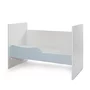 Patut modular multifunctional, 5 confirgurari diferite, 190 x 72 cm, Multi, White Baby Blue - 9