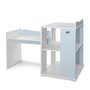 Patut modular multifunctional, 5 confirgurari diferite, 190 x 72 cm, Multi, White Baby Blue - 11