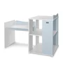 Patut modular multifunctional, 5 confirgurari diferite, 190 x 72 cm, Multi, White Baby Blue - 11