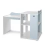 Patut modular multifunctional, 5 confirgurari diferite, 190 x 72 cm, Multi, White Baby Blue - 12