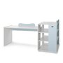 Patut modular multifunctional, 5 confirgurari diferite, 190 x 72 cm, Multi, White Baby Blue - 13