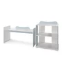 Patut modular multifunctional, 5 confirgurari diferite, 190 x 72 cm, Multi, White Baby Blue - 14