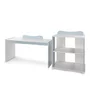 Patut modular multifunctional, 5 confirgurari diferite, 190 x 72 cm, Multi, White Baby Blue - 15