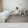 Patut modular multifunctional, 5 confirgurari diferite, 190 x 72 cm, Multi, White Baby Blue - 22