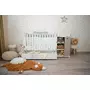 Patut modular multifunctional, 5 confirgurari diferite, 190 x 72 cm, Multi, White & Light Oak - 1
