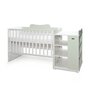 Patut modular multifunctional, 5 confirgurari diferite, 190 x 72 cm, Multi, White Milky Green - 3