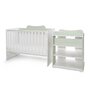 Patut modular multifunctional, 5 confirgurari diferite, 190 x 72 cm, Multi, White Milky Green - 6