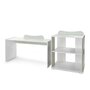 Patut modular multifunctional, 5 confirgurari diferite, 190 x 72 cm, Multi, White Milky Green - 14