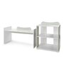 Patut modular multifunctional, 5 confirgurari diferite, 190 x 72 cm, Multi, White Milky Green - 15