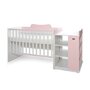 Patut modular multifunctional, 5 confirgurari diferite, 190 x 72 cm, Multi, White Orchid Pink - 3