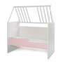 Patut modular multifunctional, 5 confirgurari diferite, 190 x 72 cm, Multi, White Orchid Pink - 10