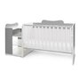 Patut modular multifunctional, 5 confirgurari diferite, 190 x 72 cm, Multi, White Stone Grey - 7