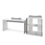 Patut modular multifunctional, 5 confirgurari diferite, 190 x 72 cm, Multi, White Stone Grey - 14