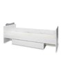Patut modular multifunctional, 5 confirgurari diferite, 190 x 72 cm, Multi, White Stone Grey - 16