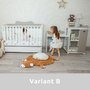 Patut modular multifunctional, 5 confirgurari diferite, 190 x 72 cm, Multi, White Stone Grey - 19