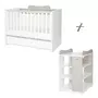 Patut modular multifunctional, 5 confirgurari diferite, 190 x 72 cm, Multi, White & String - 1