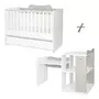 Patut modular multifunctional, 5 confirgurari diferite, 190 x 72 cm, Multi, White & String - 2