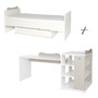 Patut modular multifunctional, 5 confirgurari diferite, 190 x 72 cm, Multi, White & String - 4