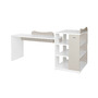 Patut modular multifunctional, 5 confirgurari diferite, 190 x 72 cm, Multi, White & String - 11