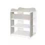 Patut modular multifunctional, 5 confirgurari diferite, 190 x 72 cm, Multi, White & String - 14