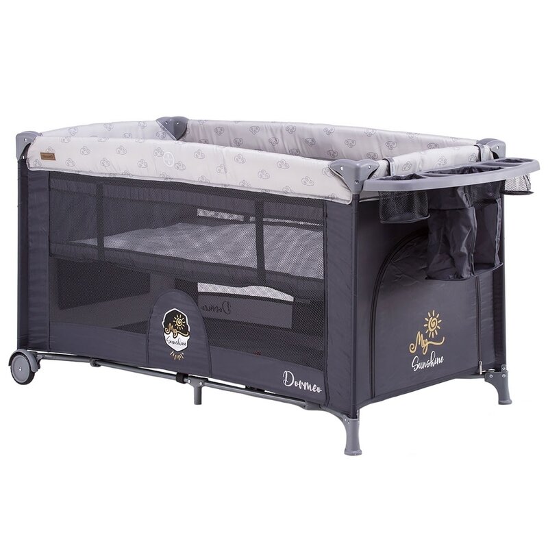 Chipolino - patut pliant cu doua nivele dorme mist, 120x60 cm