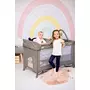 Patut pliabil Noemi Plus, 2 nivele cu accesorii, Iceberg Green Star - 7