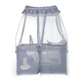 Patut pliabil stil baldachin Magic Sleep, cu accesorii, Cool Grey Hippo - 3