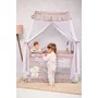 Patut pliabil stil baldachin Magic Sleep, cu accesorii, Cool Grey Hippo - 6