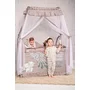 Patut pliabil stil baldachin Magic Sleep, cu accesorii, Cool Grey Hippo - 10