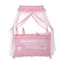 Patut pliabil stil baldachin Magic Sleep, cu accesorii, Mellow Rose Ballerina Bear - 4