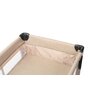 Patut pliant, Caretero, Esti, Cu doua nivele, 120x60 cm, Pana la 15 kg, Cu intrare laterala, Geanta de transport si salteluta incluse, Mecanismul de pliere simplu si rapid, Conform cu EN 716:2017-07, 0-48 luni, Maro - 6