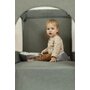 Patut pliant, Caretero, Esti, Cu doua nivele, 120x60 cm, Pana la 15 kg, Cu intrare laterala, Geanta de transport si salteluta incluse, Mecanismul de pliere simplu si rapid, Conform cu EN 716:2017-07, 0-48 luni, Maro - 17