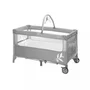 Patut pliant, Jane, Duo Level,  Cu roti, Cu arcada cu jucarii, Geanta de transport, Cu doua nivele,  Conform standardelor europene EN 716-1:2017+AC:2019EN 16890:2017 + A1:2021, Mist