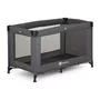 Patut pliant, Petite&Mars, Koot, 120 x 60 cm, Cu roti, Functie de tarc, Pliere compacta, Include geanta de transport, Intrare laterala cu fermoar, Pereti din plasa, Pana la 15 kg, 0-30 luni, Gri Charcoal - 3