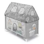 Patut pliant voiaj cu doua niveluri de inaltime, ultraportabil pentru copii   Daily Dolci Sogni  , usor de transportat, ideal pentru calatorii, material rezistent cu protectii laterale si saltea inclusa - 3
