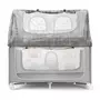 Patut pliant voiaj cu doua niveluri de inaltime, ultraportabil pentru copii   Daily Dolci Sogni  , usor de transportat, ideal pentru calatorii, material rezistent cu protectii laterale si saltea inclusa - 4