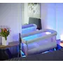 Patut, Sempreconte, co-sleeper 2 in 1, Cu laterala culisanta, Cu setare unghiulara, Cu roti, Reglabil in 8 pozitii pe inaltime, Gri - 2