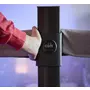 Patut, Sempreconte, co-sleeper 2 in 1, Cu laterala culisanta, Cu setare unghiulara, Cu roti, Reglabil in 8 pozitii pe inaltime, Gri - 6