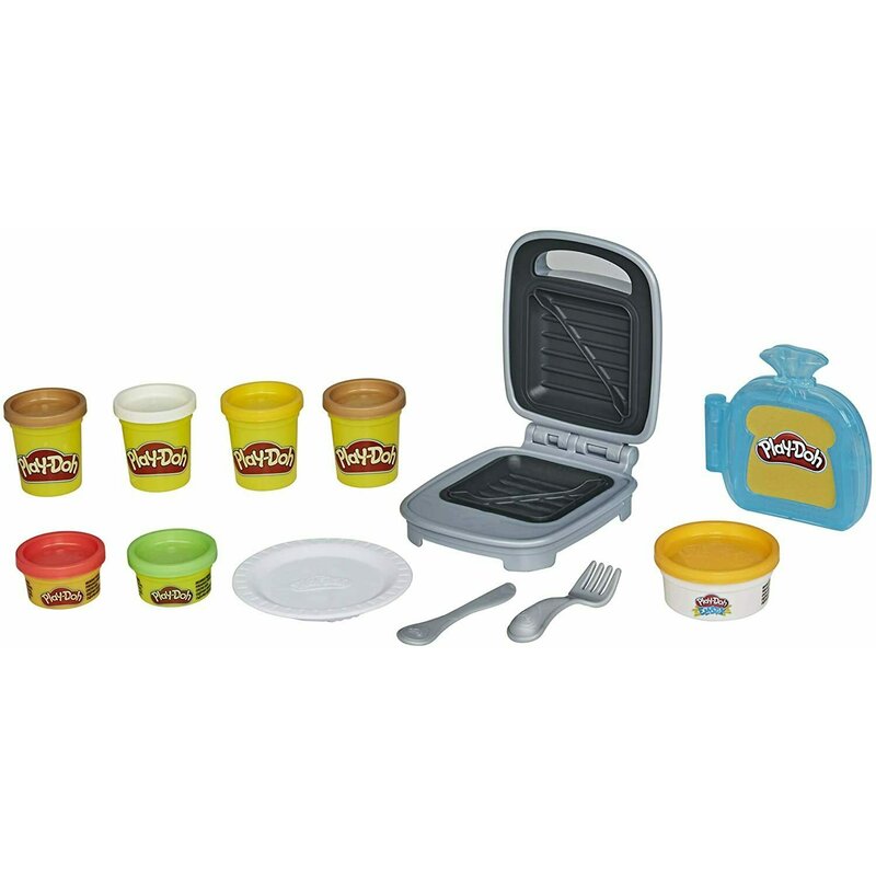Play-doh - set de joaca sandvis cu branza, multicolor
