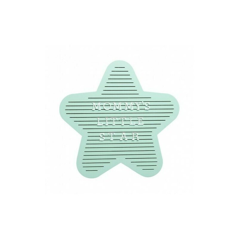 Pearhead - tabla decorativa steluta cu litere pentru personalizare