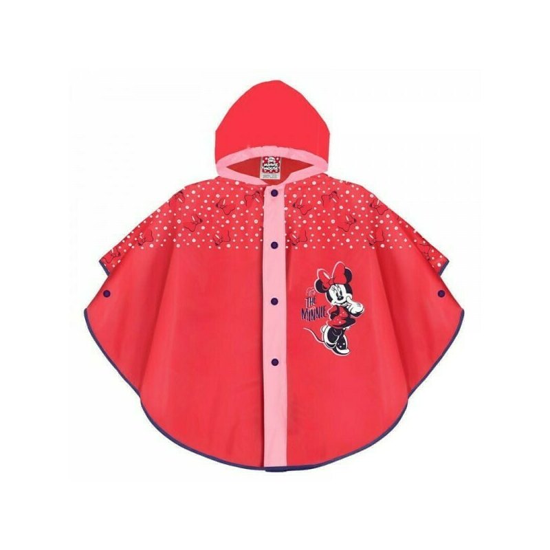 Perletti - pelerina de ploaie minnie pentru copii rosie