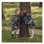 Babysteps - Pelerina de Ploaie pentru Copii, Poncho pentru ploaie 1,5-8 ani     Animals Garden Dark - 9